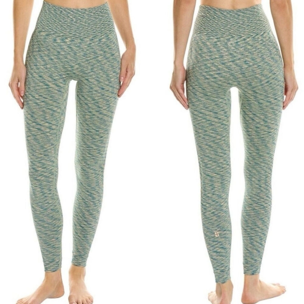 Sweaty Betty Spacedye Baselayer Legging Terrain Green NEW